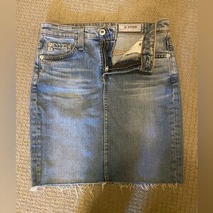 Ag Adriano Goldschmied jean pencil skirt